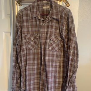 American Eagle Western Pearl Snap